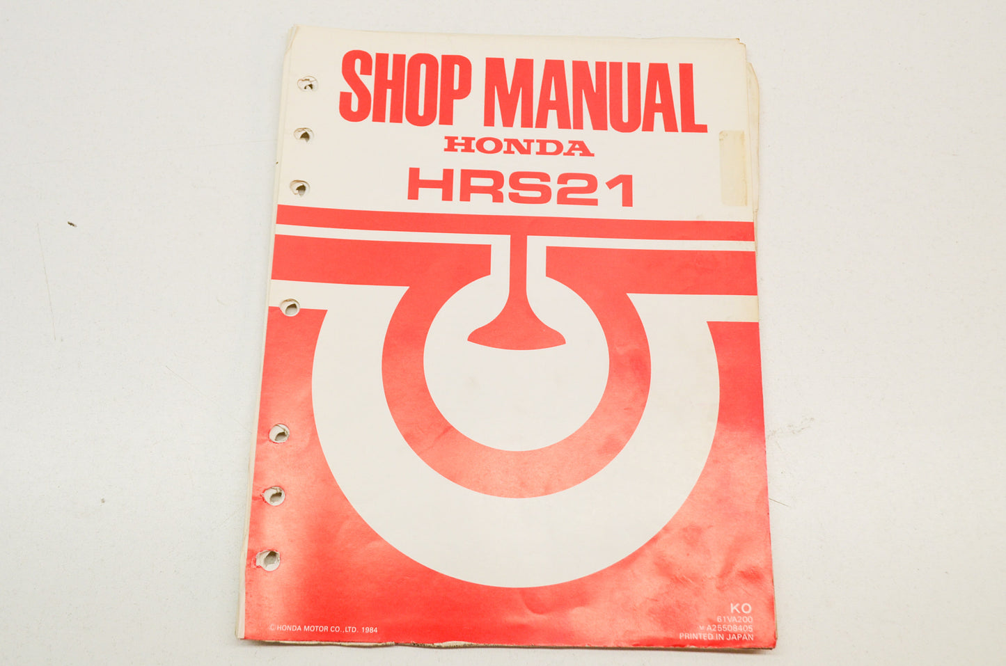 OEM Honda Shop Manual HRS21