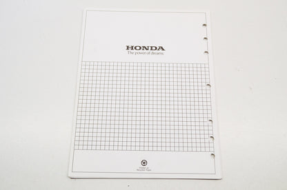 OEM Honda Shop Manual Supplement Trimmer Brush Cutter HHT22S HHT31S