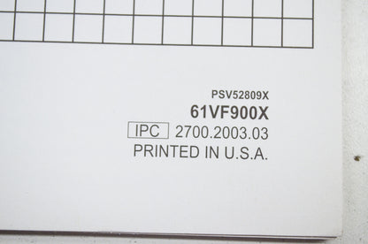 OEM Honda 61VF900X HHT25S Service Manual