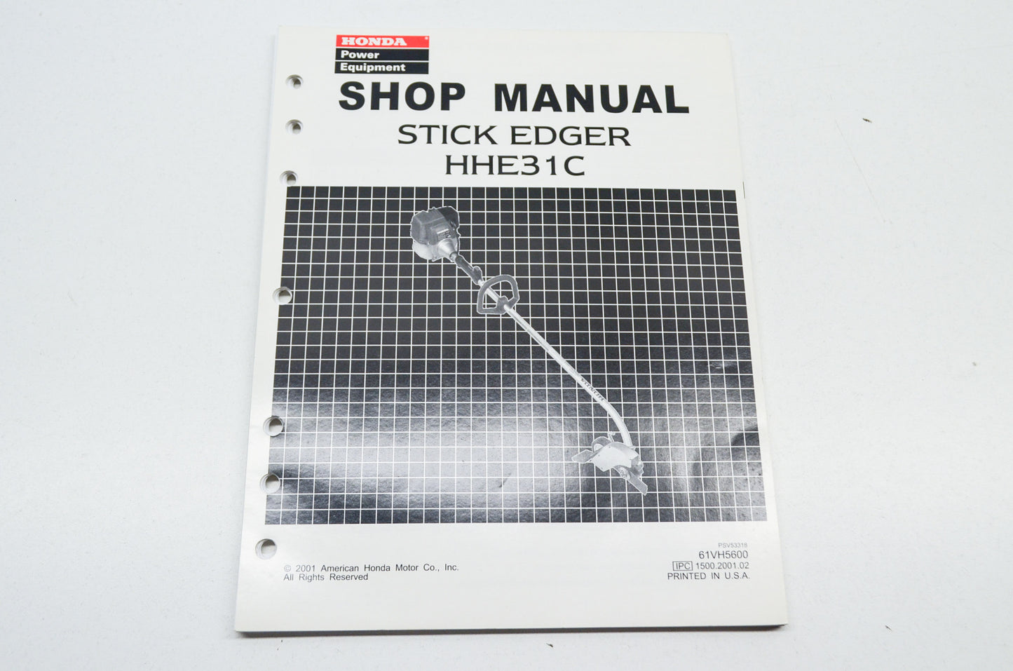OEM Honda 61VH5600 Shop Manual Stick Edger Hhe31C