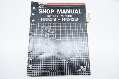 OEM Honda Shop Manual Rotary Mower HRB215 HRM215