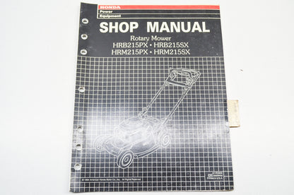 OEM Honda 61VE2630 Shop Manual Rotary Mower