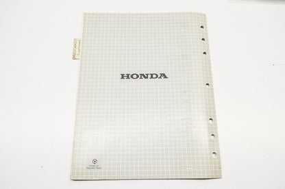 OEM Honda 61VE2630Z Shop Manual Supplement Rotary Mower HRB215 HRM215