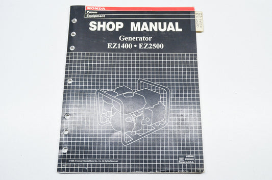 OEM Honda 61ZS000 Shop Manual Generator EZ1400 EZ2500