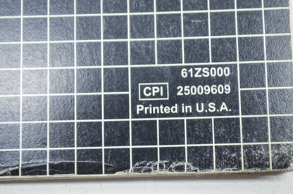 OEM Honda 61ZS000 Shop Manual Generator EZ1400 EZ2500