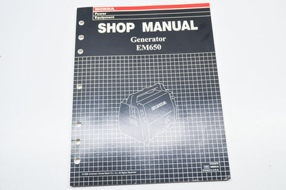 OEM Honda 61ZA870 Service Manual EM650