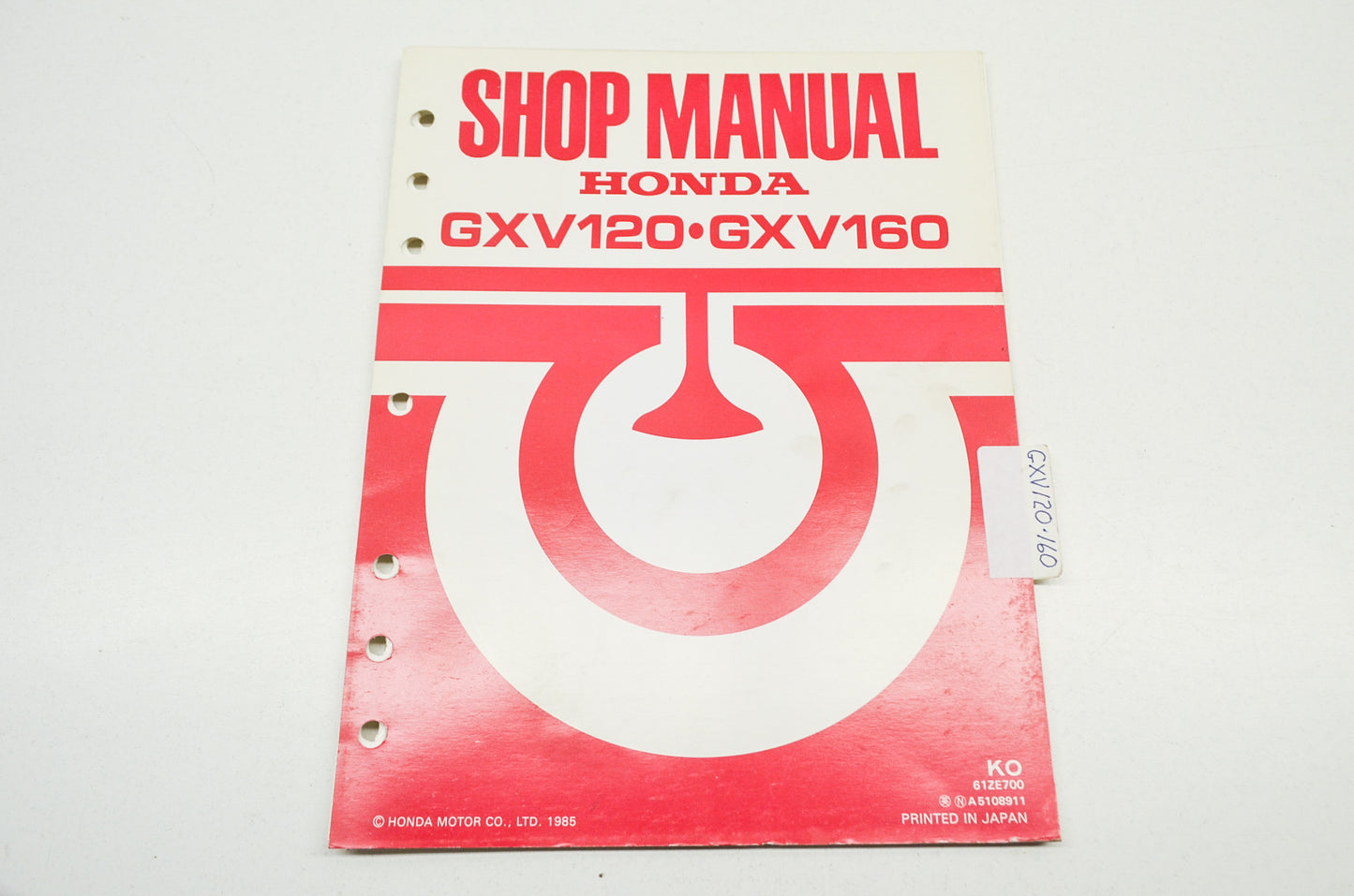OEM Honda Shop Manual GXV120 GXV160