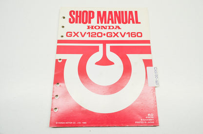OEM Honda Shop Manual GXV120 GXV160