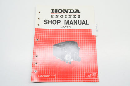 OEM Honda Engines Shop Manual GXV670