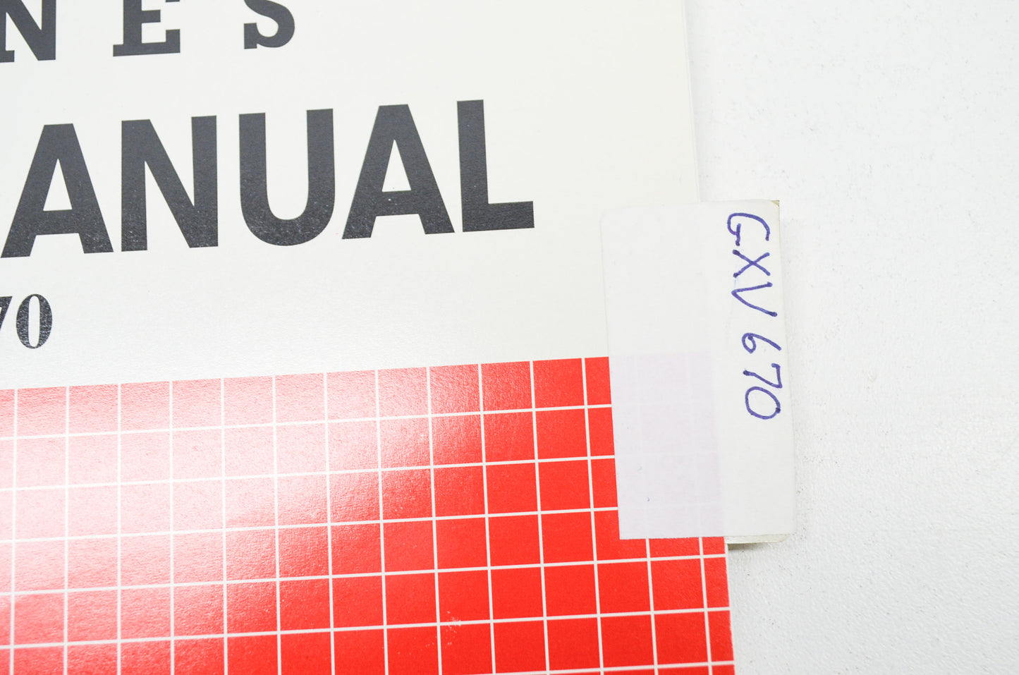 OEM Honda Engines Shop Manual GXV670