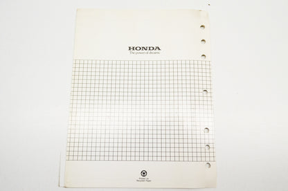 OEM Honda 61ZJ410Y GXV670 Engine Shop Manual