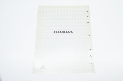 OEM Honda 61ZB002Z Shop Manual Supplement EG1400X EG2500X