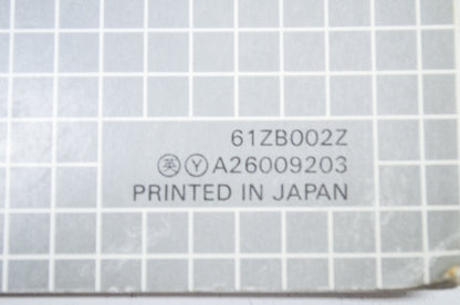 OEM Honda 61ZB002Z Shop Manual Supplement EG1400X EG2500X