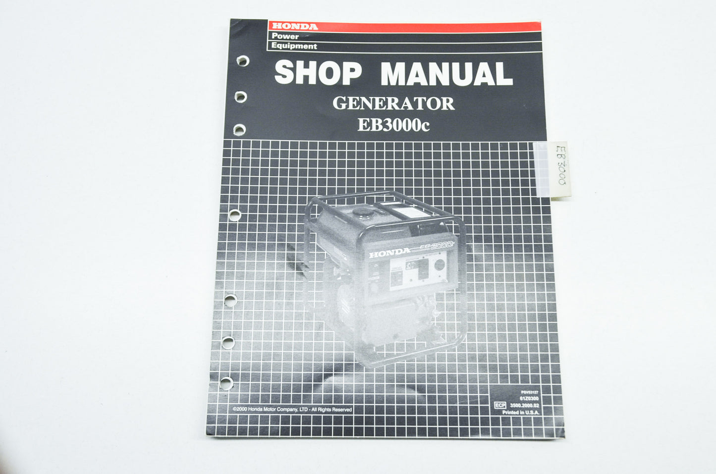 OEM Honda Shop Manual Generator EB3000c