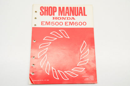 OEM Honda Shop Manual EM500 EM600