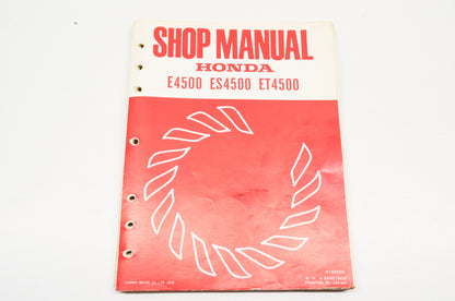 OEM Honda 6189300 Shop Manual E4500 ES4500 ET4500