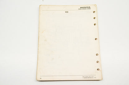 OEM Honda 6189300 Shop Manual E4500 ES4500 ET4500
