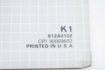 OEM Honda Shop Manual Supplement EX5500 ES6500