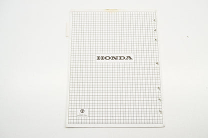 OEM Honda Shop Manual Supplement Generator EB6500SX
