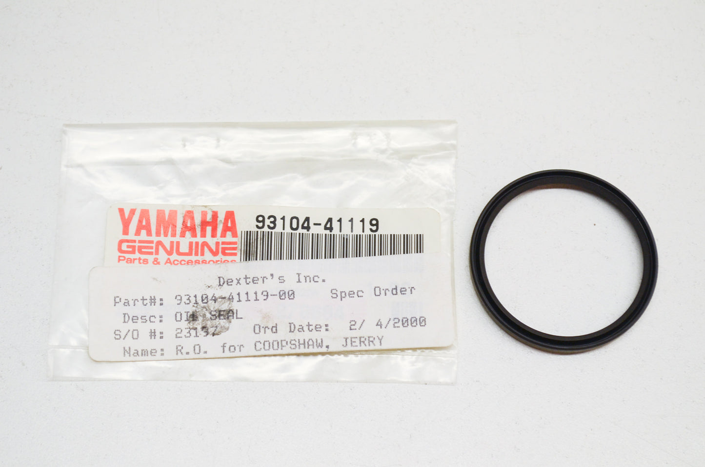 OEM Yamaha 93104-41119-00 Oil Seal NOS
