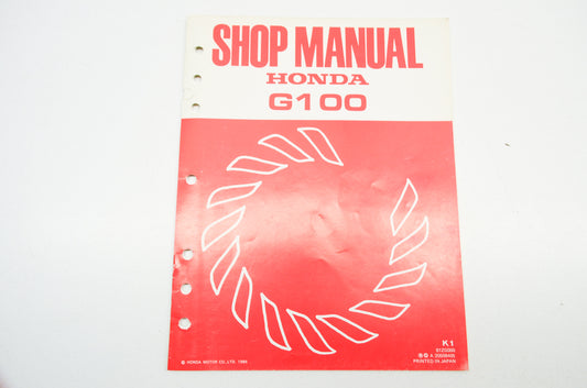 OEM Honda 61ZG000 Shop Manual G100