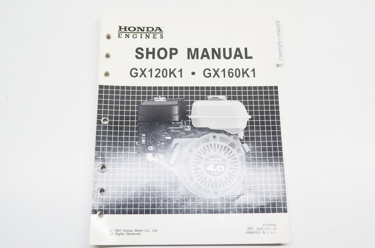 OEM Honda 61ZH700 GX120/160 K1 Service Manual
