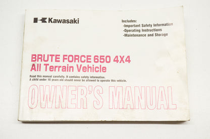 OEM Kawasaki 99987-1383 Owner's Manual KVF650D7F/E7F