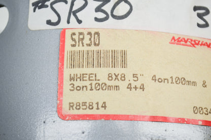 8x8.5 4x100mm and 3x100mm Wheel Qty 2 NOS