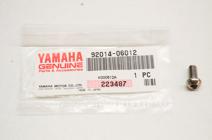 New OEM Yamaha 92014-06012-00 Button Head Bolt NOS