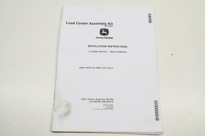 OEM John Deere Installation Instructions Load Center Assembly Kit