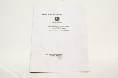 Installation Instructions Front PTO Kit