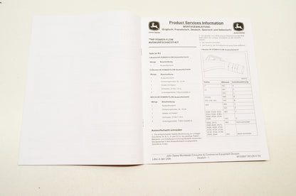 OEM John Deere Installation Instructions HP Power Flow Shute Kits