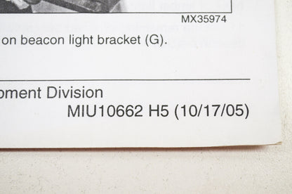 OEM John Deere Installation Instructions Beacon Light Kit