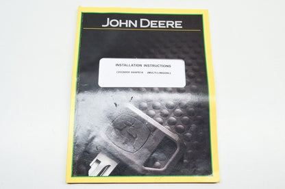 OEM John Deere LVU26959 Installation Instructions 4R Dual Rear SCV Cab Kit