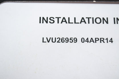 OEM John Deere LVU26959 Installation Instructions 4R Dual Rear SCV Cab Kit