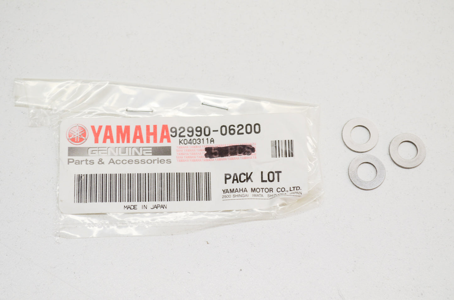 OEM Yamaha 92990-06200-00 Washer Qty 3 NOS