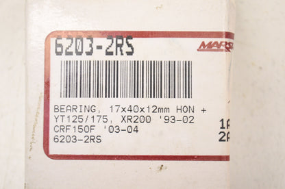 New Marshall Bearing Qty 3 Honda YT 125 175 XR200 CRF150F NOS