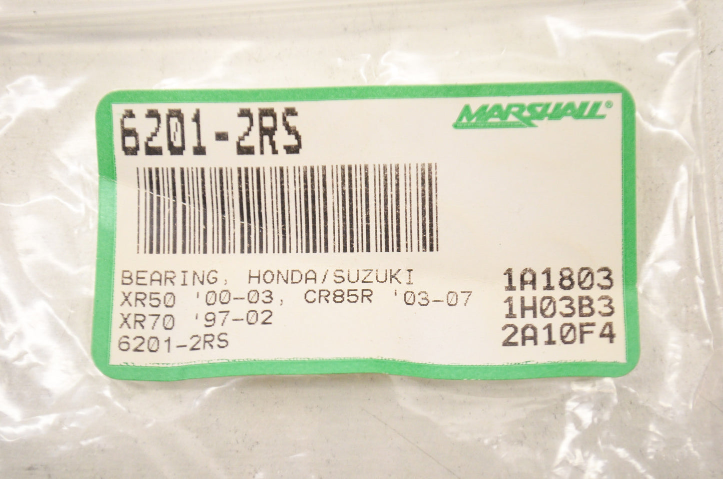 New Marshall Bearing Qty 2 Honda Suzuki NOS
