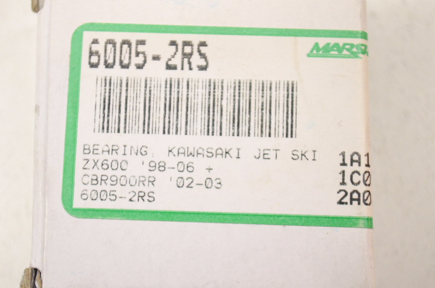 QuadBoss 6005-2RS Bearing Kawasaki 86-06 ZX600 02-03 CBR900RR QTY 3 NOS