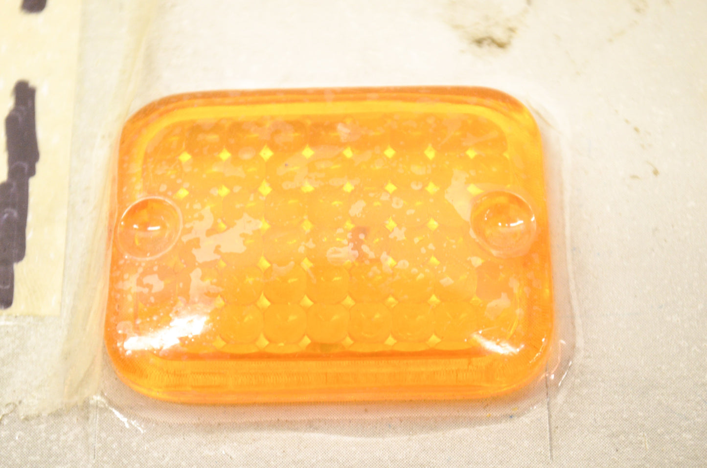 Drag Mini Amber Baron Marker Lens NOS