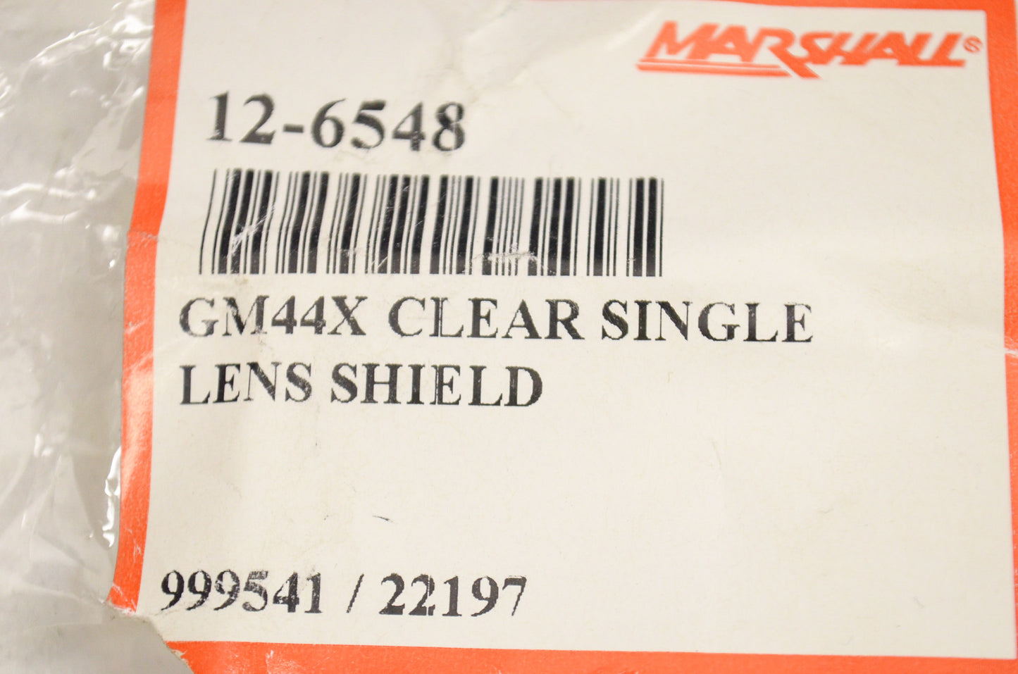 Clear Single Lens Shield NOS