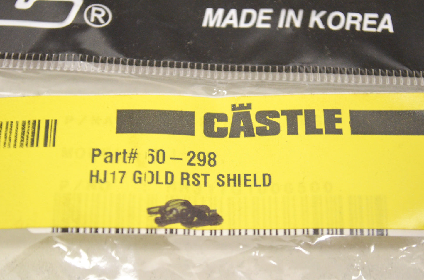 Gold RST Shield NOS