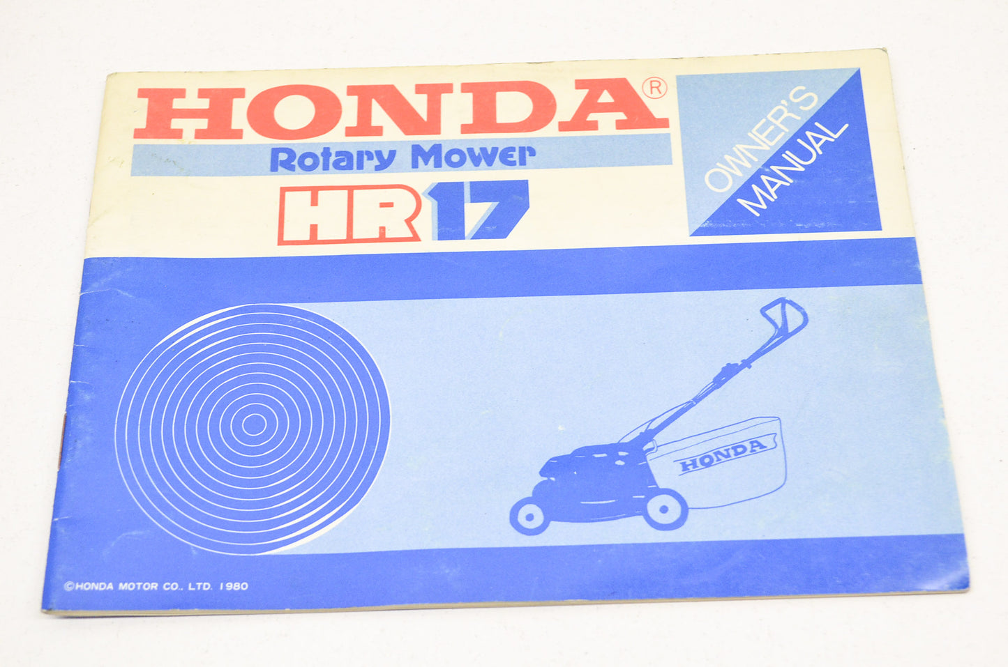 OEM Honda Owner's Manual Rotary Mower HR 17