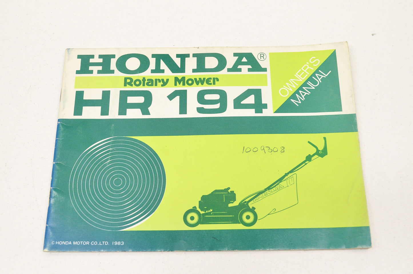 OEM Honda 31VA5000, 00X31-VA5-0000 Owner's Manual Rotary Mower HR 194