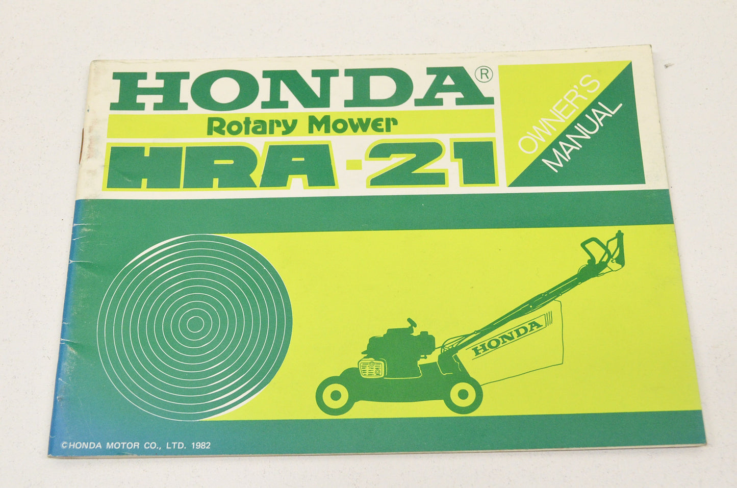 OEM Honda 3196300, 00X31-963-0000 Owner's Manual Rotary Mower HRA-21