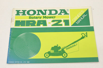 OEM Honda 3196300, 00X31-963-0000 Owner's Manual Rotary Mower HRA-21