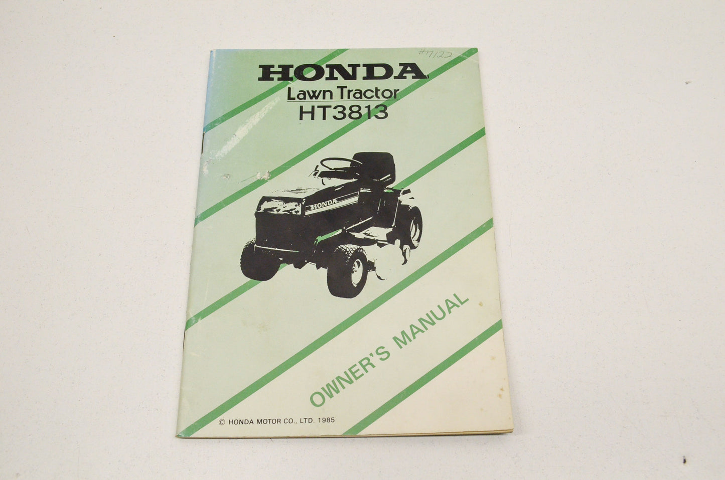 Owner's Manual Lawn Tractor HT3813