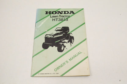 Owner's Manual Lawn Tractor HT3813