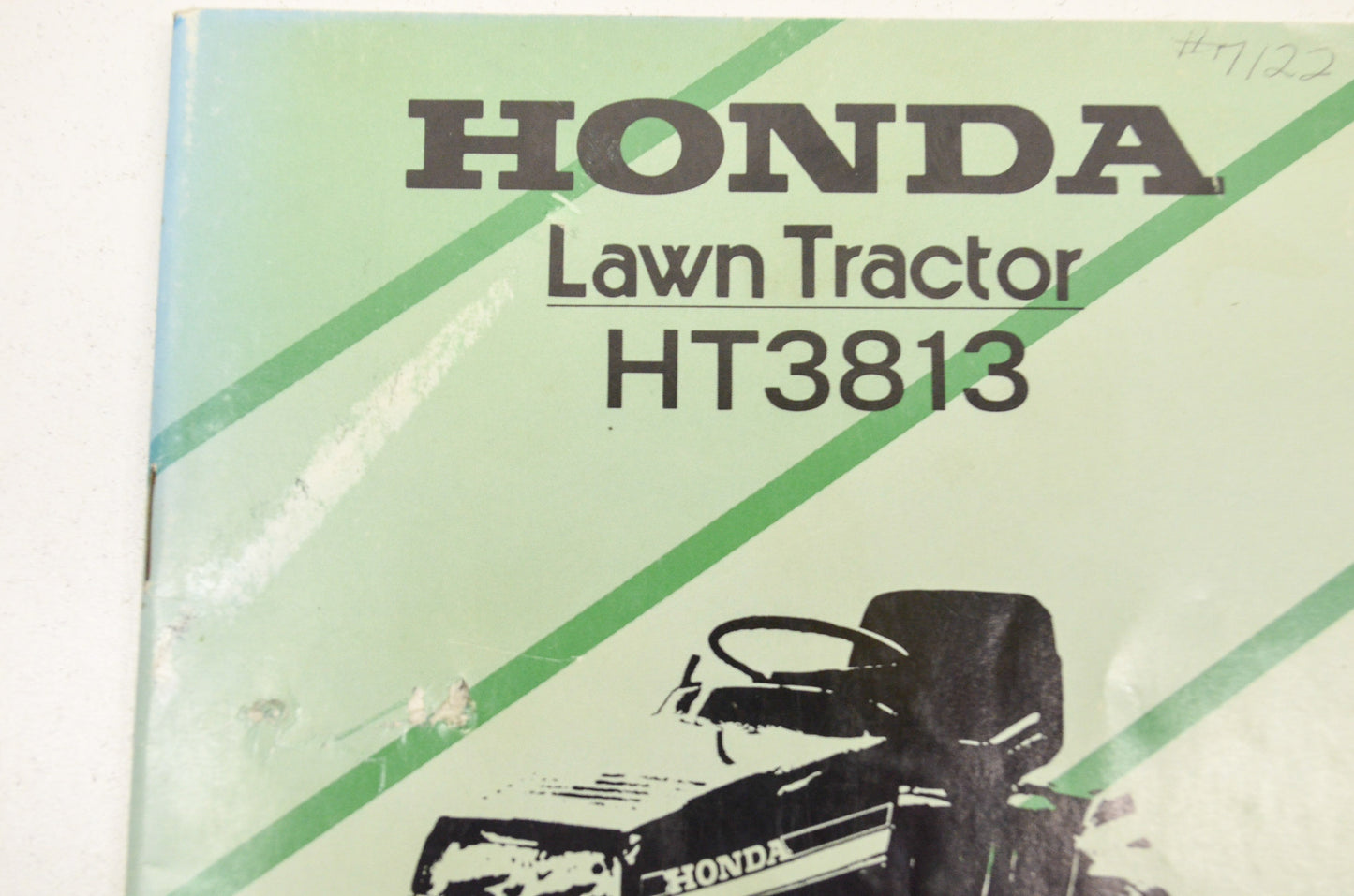 Owner's Manual Lawn Tractor HT3813