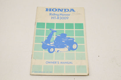 Owner's Manual Riding Mower HT-R3009
